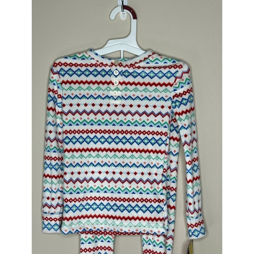 Wondershop Kids Fair Isle Xmas Pajama Set Size 6 NWT Mix &‎ Match